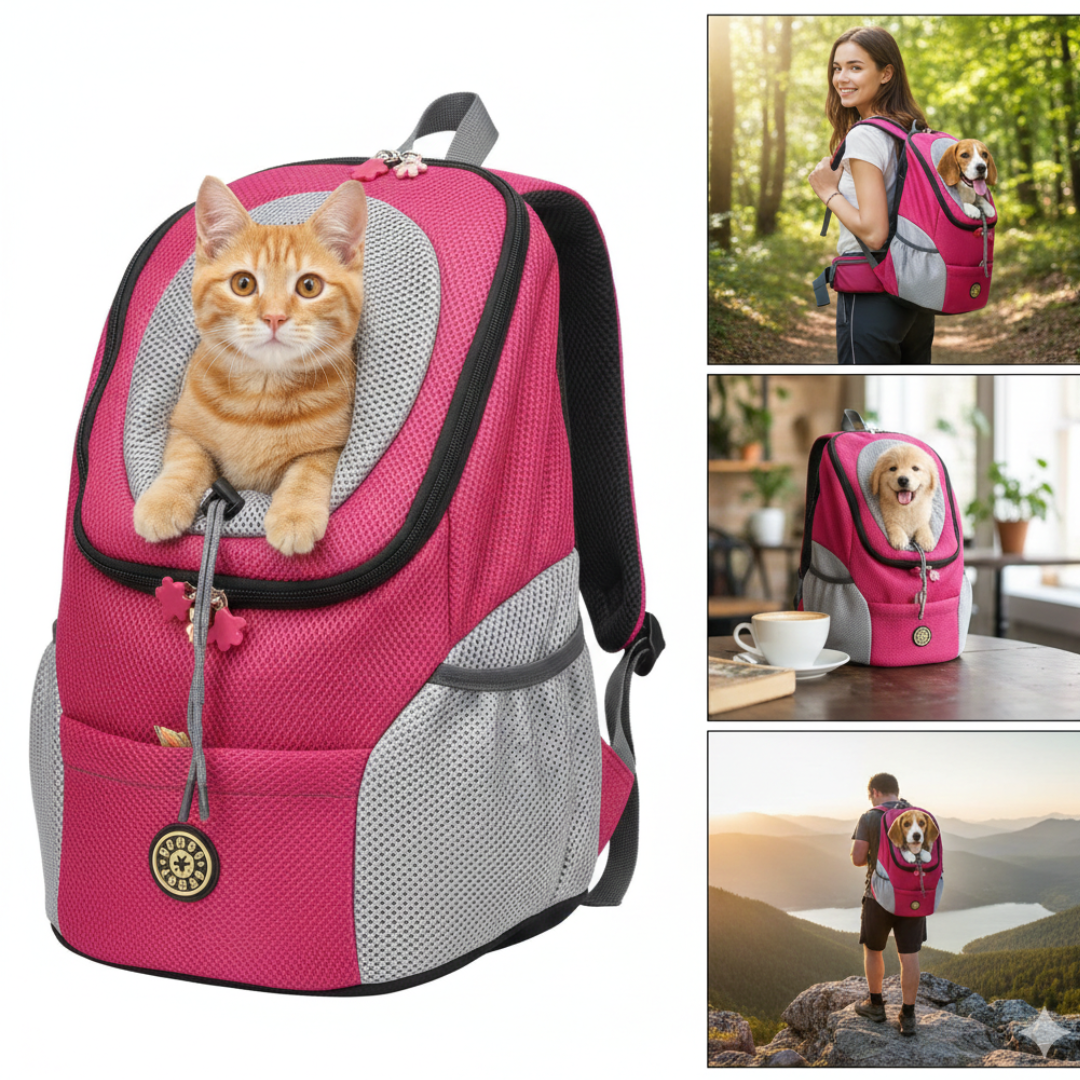 ✨Pet Carrier Bag - Portable Travel Backpack