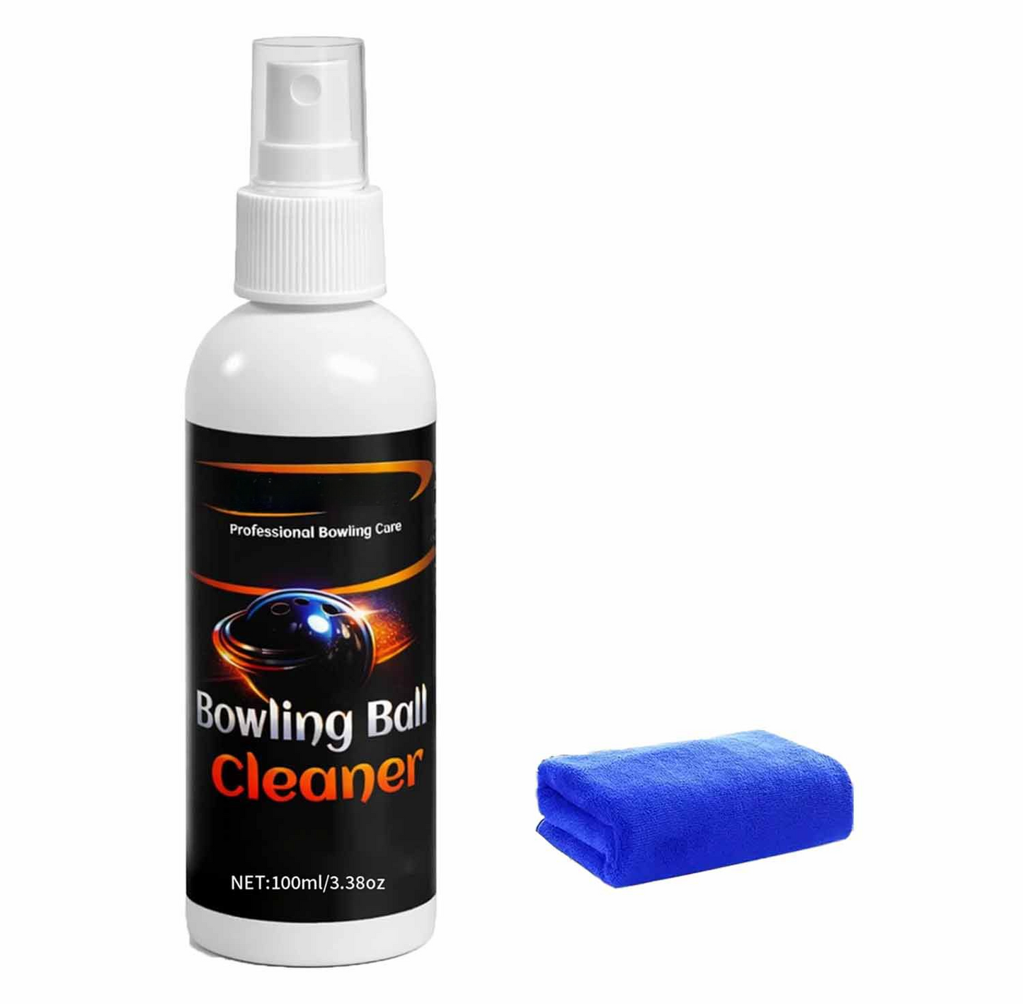🥳2026 HOT SALE🥳💪 Pro-Grade Bowling Ball Cleaner – Instantly removes lane oil. Includes premium towel. Keeps your ball performing like new! ✨