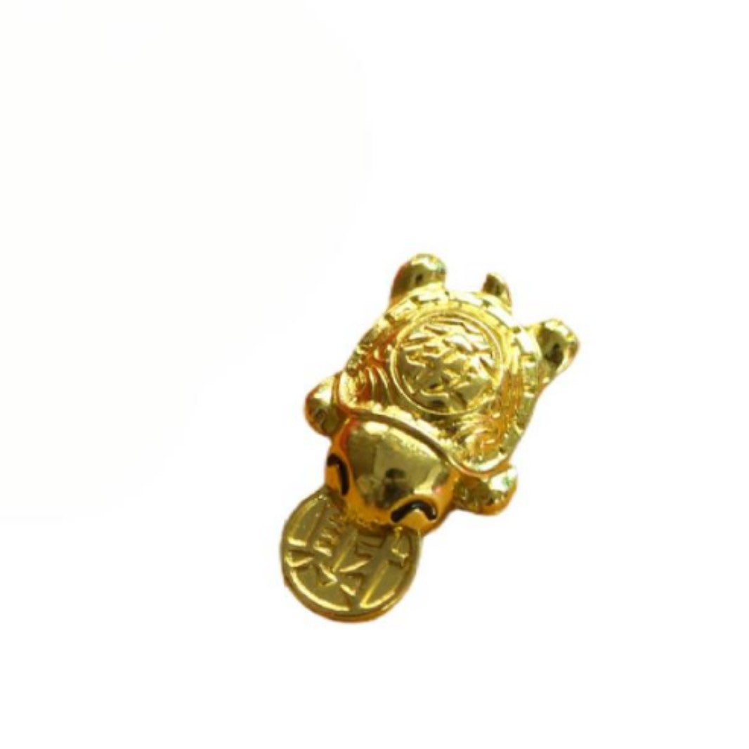 🐢2026 Golden Turtle Charm – Bites onto Luck, Never Lets Go