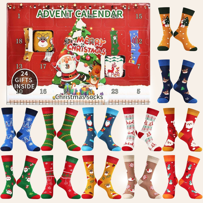 🎄 Unbox Daily Christmas Joy | Festive Sock Advent Calendar 🎁