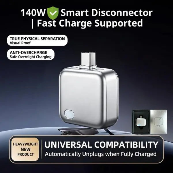 🛡️🔋 Protect Your Battery While You Sleep — Smart Auto Shut-Off at 100% Charge