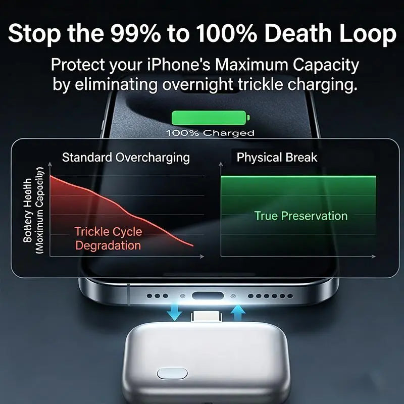 🛡️🔋 Protect Your Battery While You Sleep — Smart Auto Shut-Off at 100% Charge