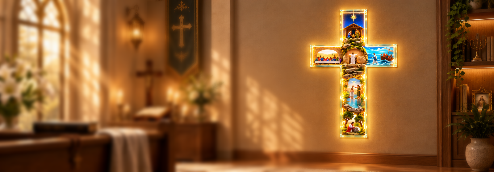 Holy Cross Lamp