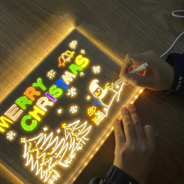 ⏳🎨LAST DAY SALE – ONLY ￡9.99‼️Luminous Led Drawing Board For Children✨