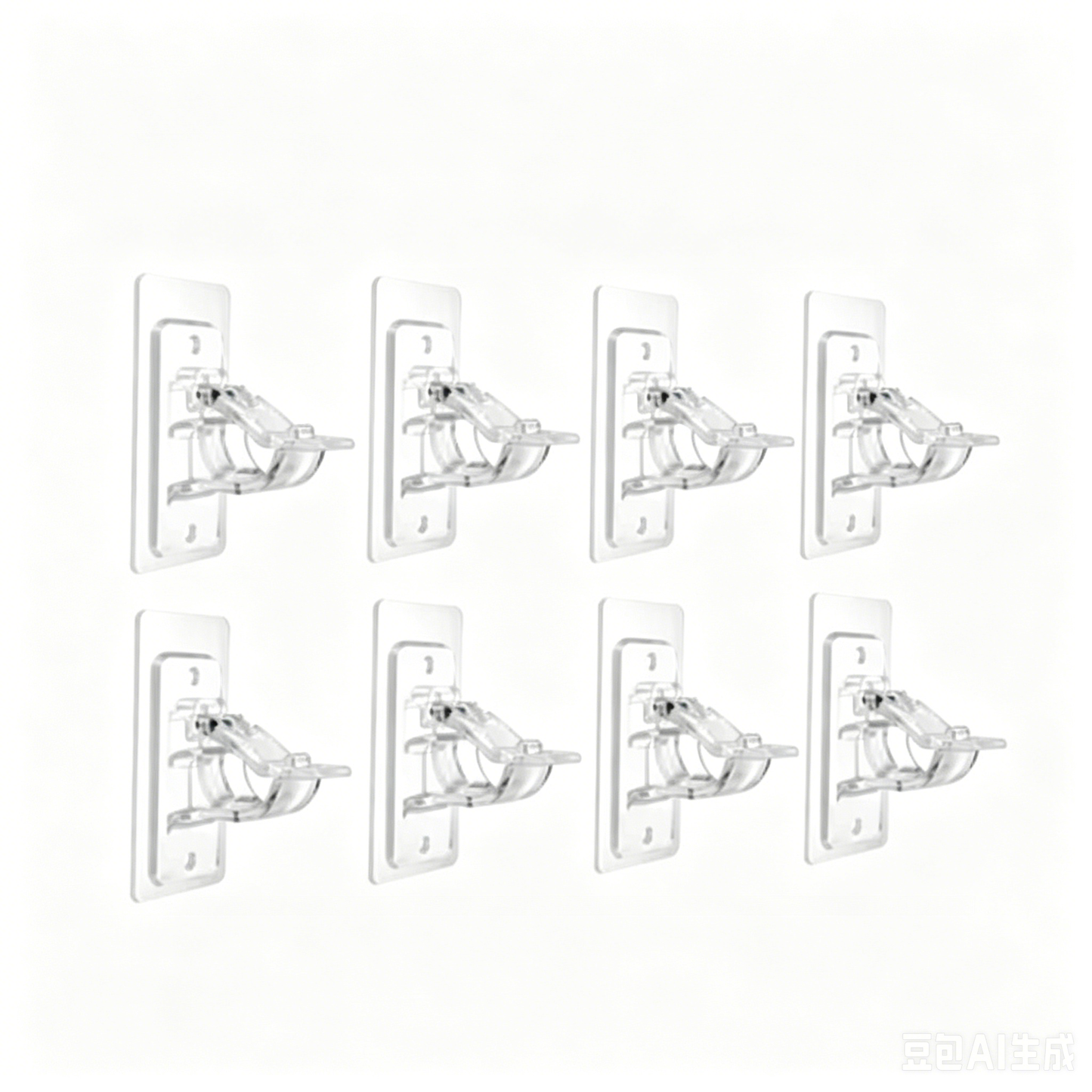 🔥Heavy-Duty Self-Adhesive Rod Support Brackets