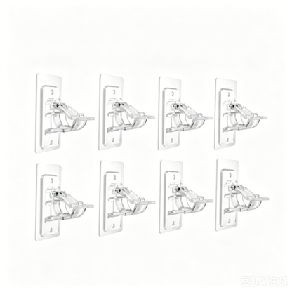 🔥Heavy-Duty Self-Adhesive Rod Support Brackets