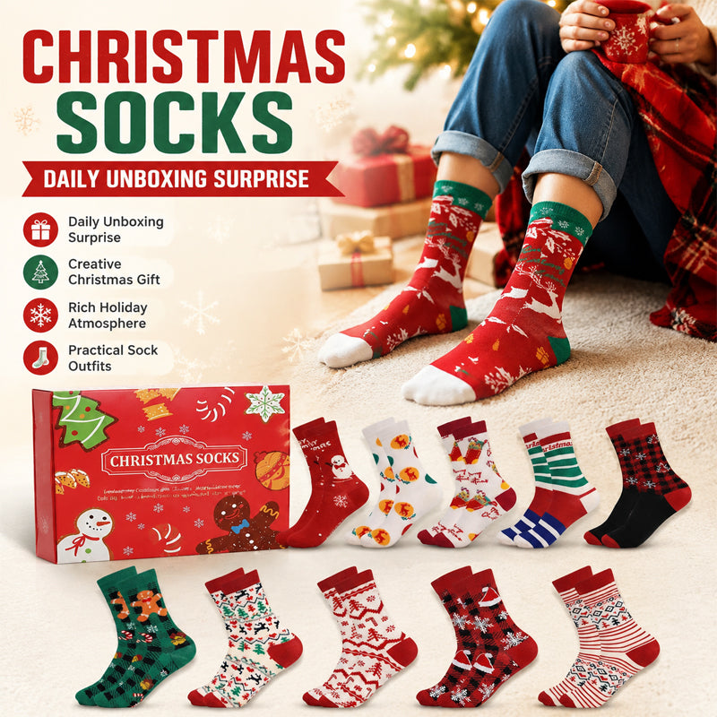 🎄 Unbox Daily Christmas Joy | Festive Sock Advent Calendar 🎁
