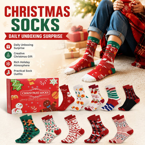 🎄 Unbox Daily Christmas Joy | Festive Sock Advent Calendar 🎁