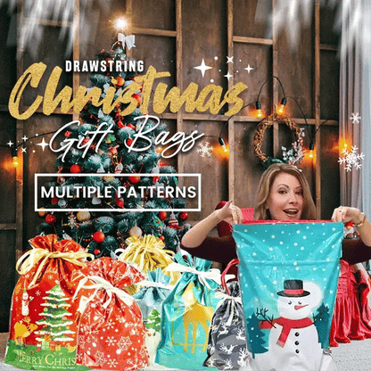 🏆50K+ SOLD! 🔥Christmas Sale 48% OFF🎅Drawstring Christmas Gift Bags (Biodegradable)