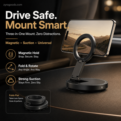🎉 2026 Sale — Over 31,000 Sold! 💞 Multi-Functional Magnetic & Suction Phone Stand