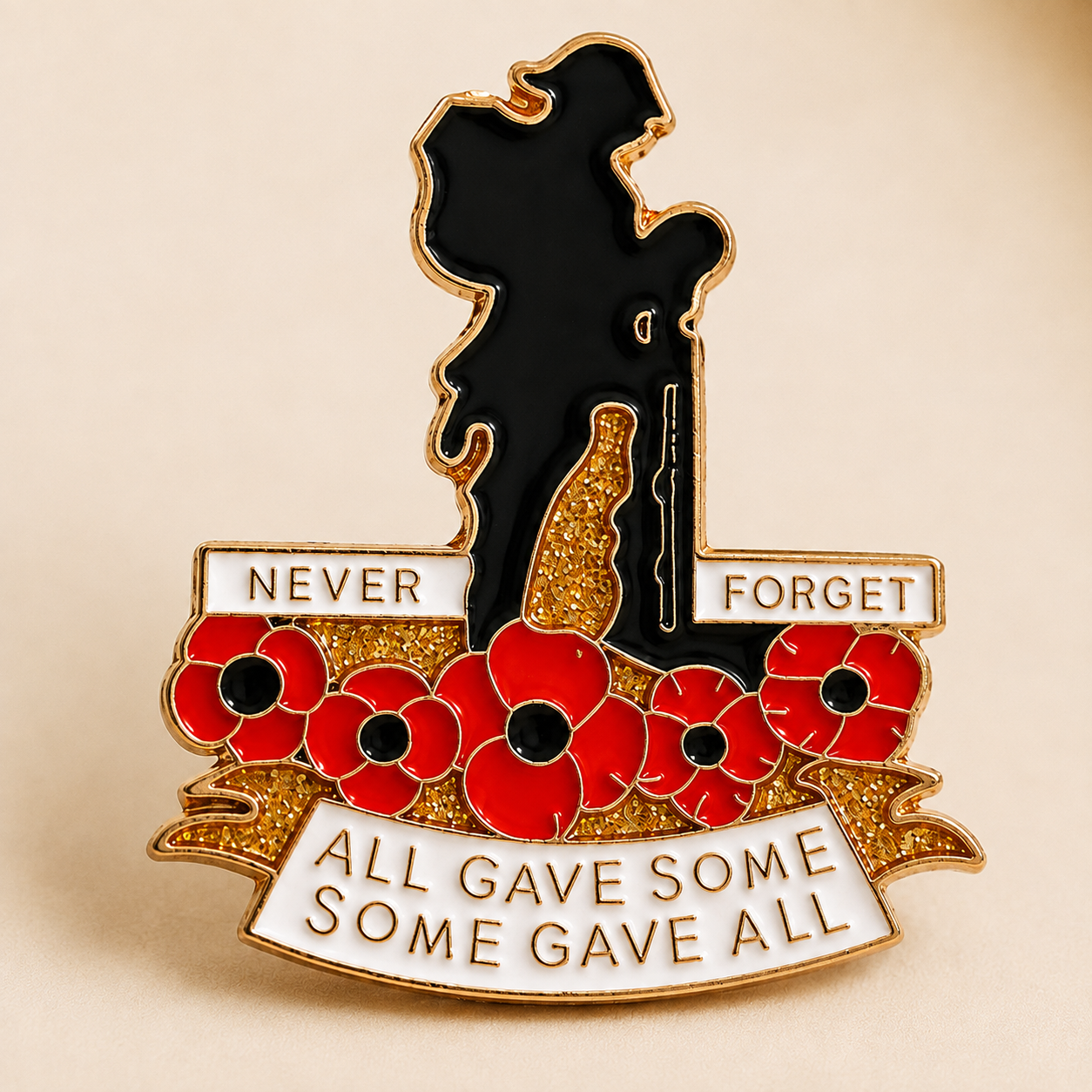 🌺 Limited Edition Red Poppy 111th Anniversary Remembrance Brooch