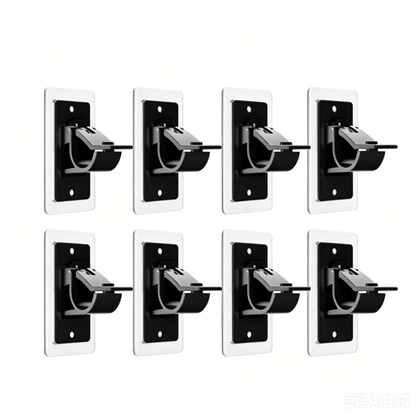 🔥Heavy-Duty Self-Adhesive Rod Support Brackets