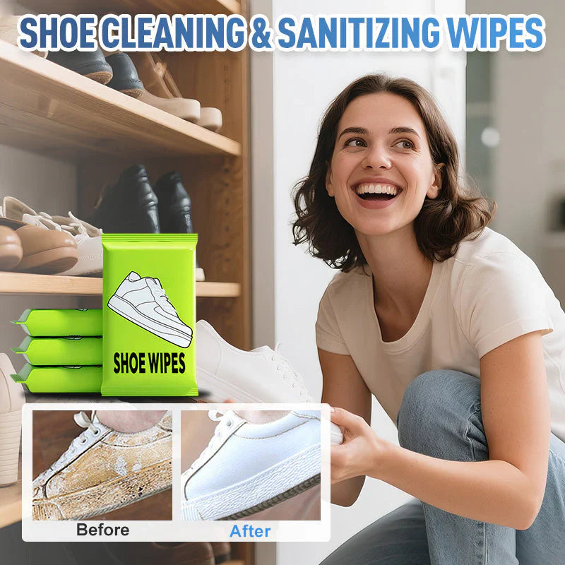 🏆 Last Day Special Price!🔥Quick-Clean Shoe 100 Wipes