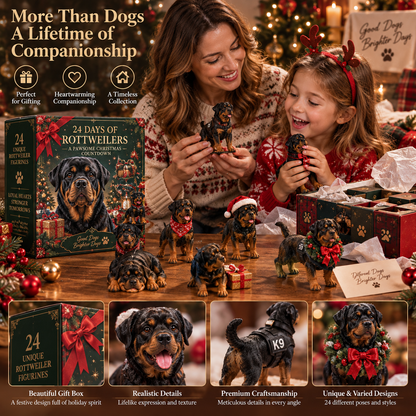 24 Days of Rottweilers – 24 Loyal Hearts, 24 Christmas Surprises🐶