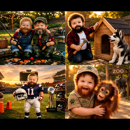 Bearded Babies 2027 Calendar