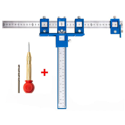 📏Precision Cabinet Hardware Jig - Handle & Pull Drill Guide Template for Door Drawer Installation