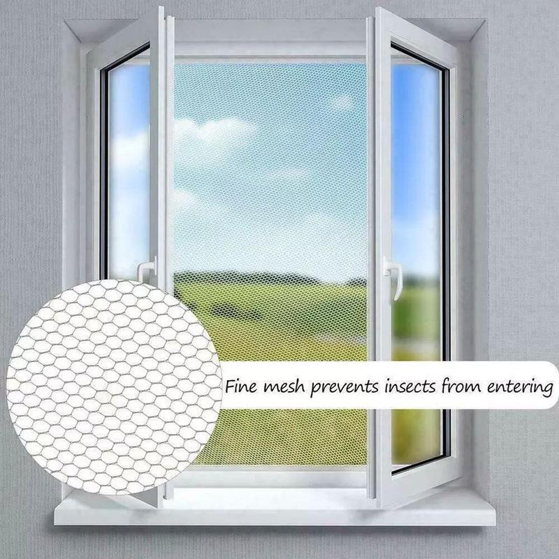 ✨3-Second Fit Window Mesh 🌬️ Ultra-fine 1.0mm mesh 🦟 Blocks virtually all bugs ✅ Breathable & invisible 🏡 Trusted by thousands of UK homes for a bug-free summer!