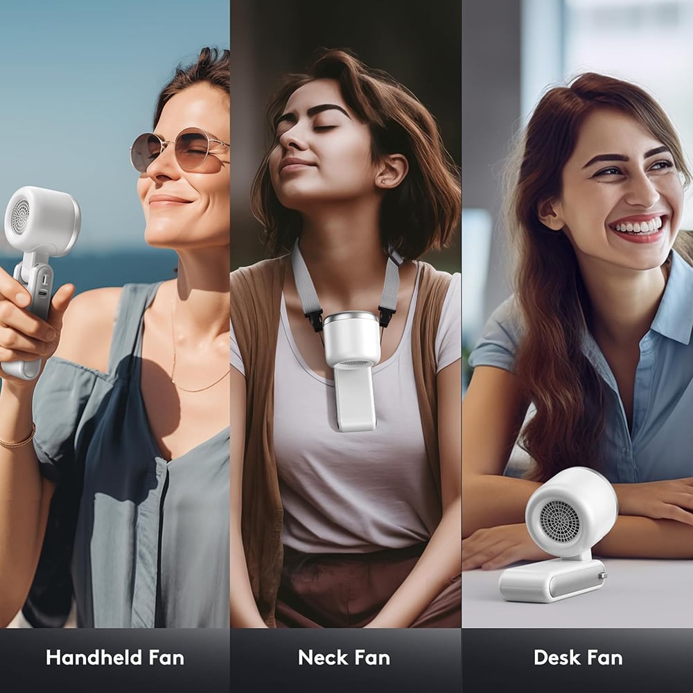 🌬️ Foldable Rechargeable Handheld Fan