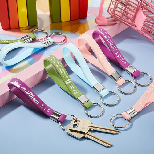 Bible Verse Keychain Christian Trendy Keychain Wristlet