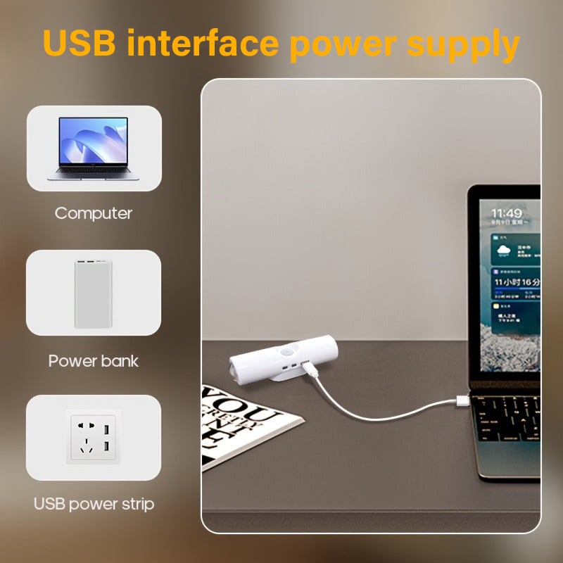 💡 LIMITED-TIME 48% OFF! 🧲 Rechargeable Magnetic Motion Sensor Night Light – RGB, Smart, Easy Install ✨