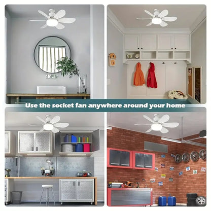 ⚡50K+ SOLD!🍃40W LED Ceiling Fan Light – 20.5” Ultra-Quiet 🎯  | For Bedroom 😴, Kitchen 👩‍🍳 & Garage 🛠️