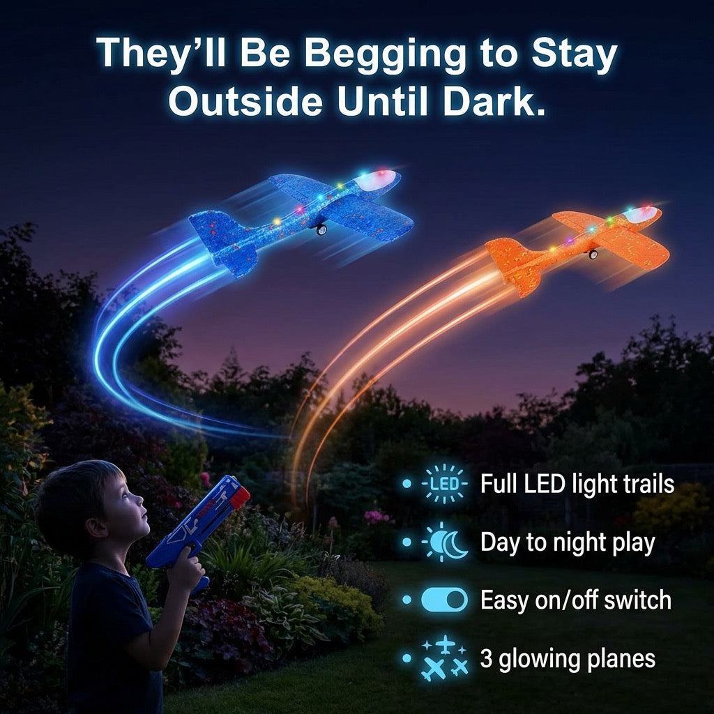 🔥SkyBlast Airplane Launcher Toy