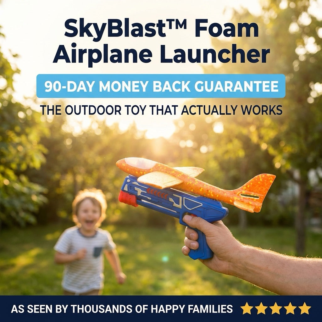 🔥SkyBlast Airplane Launcher Toy