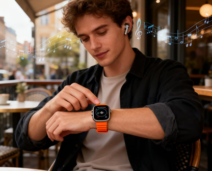 ⌚️Smartwatch Set with Earbuds – One Set, Everything You Need