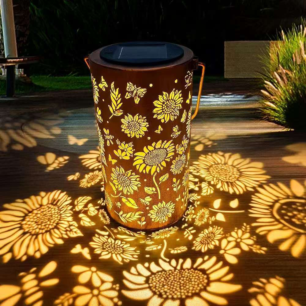 🌻Colorful Sunflower Glow Solar Garden Lantern
