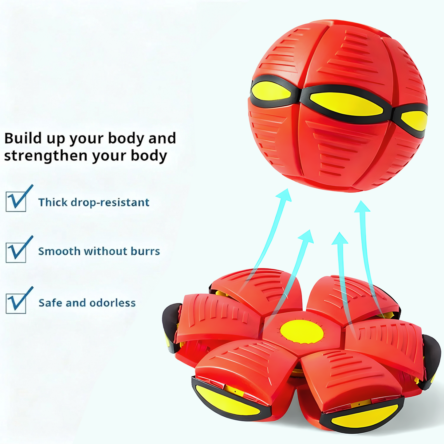🔥Children's bouncing ball,Magic metaball ,Magic Flying Saucer,bouncy ball,Parent-child inter