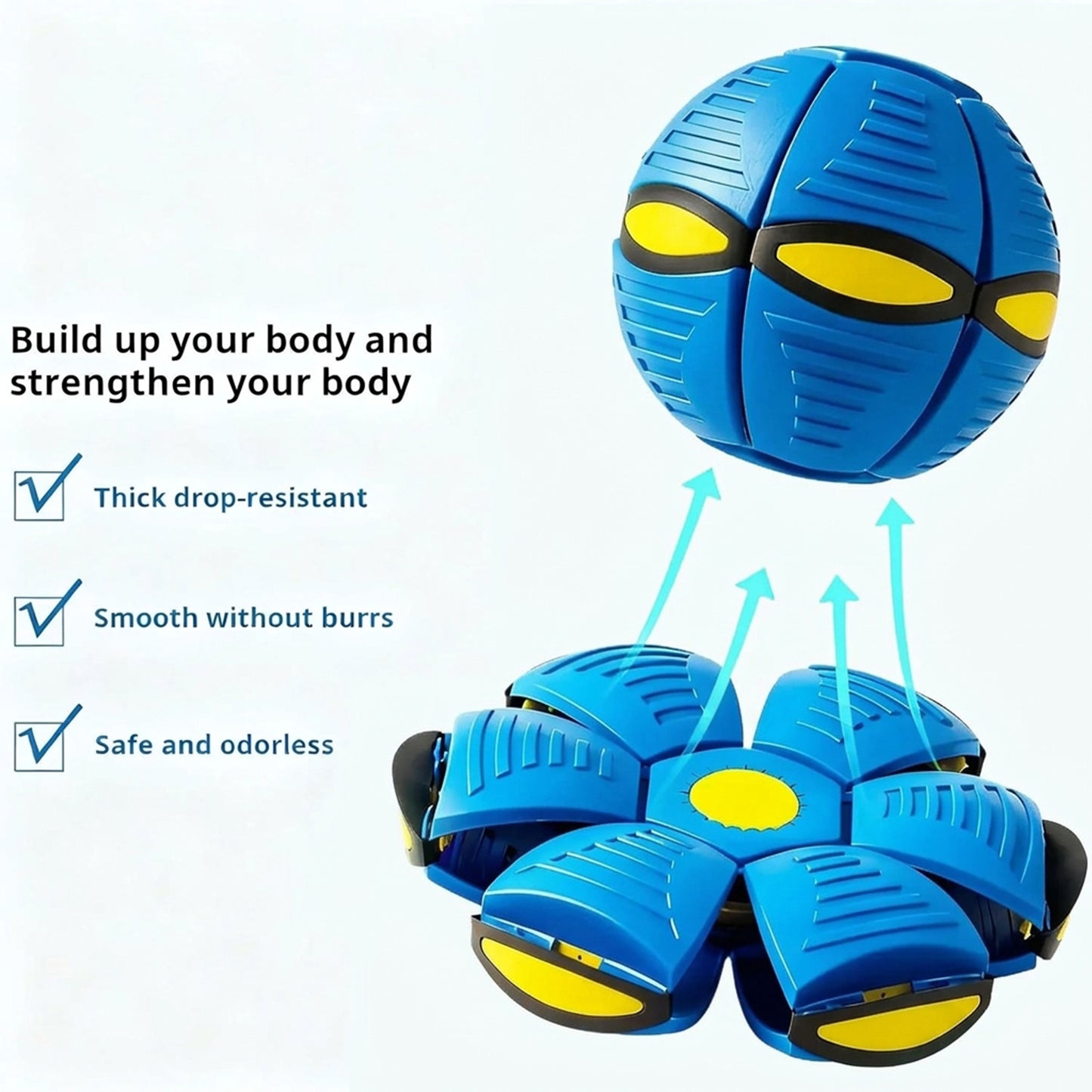 🔥Children's bouncing ball,Magic metaball ,Magic Flying Saucer,bouncy ball,Parent-child inter
