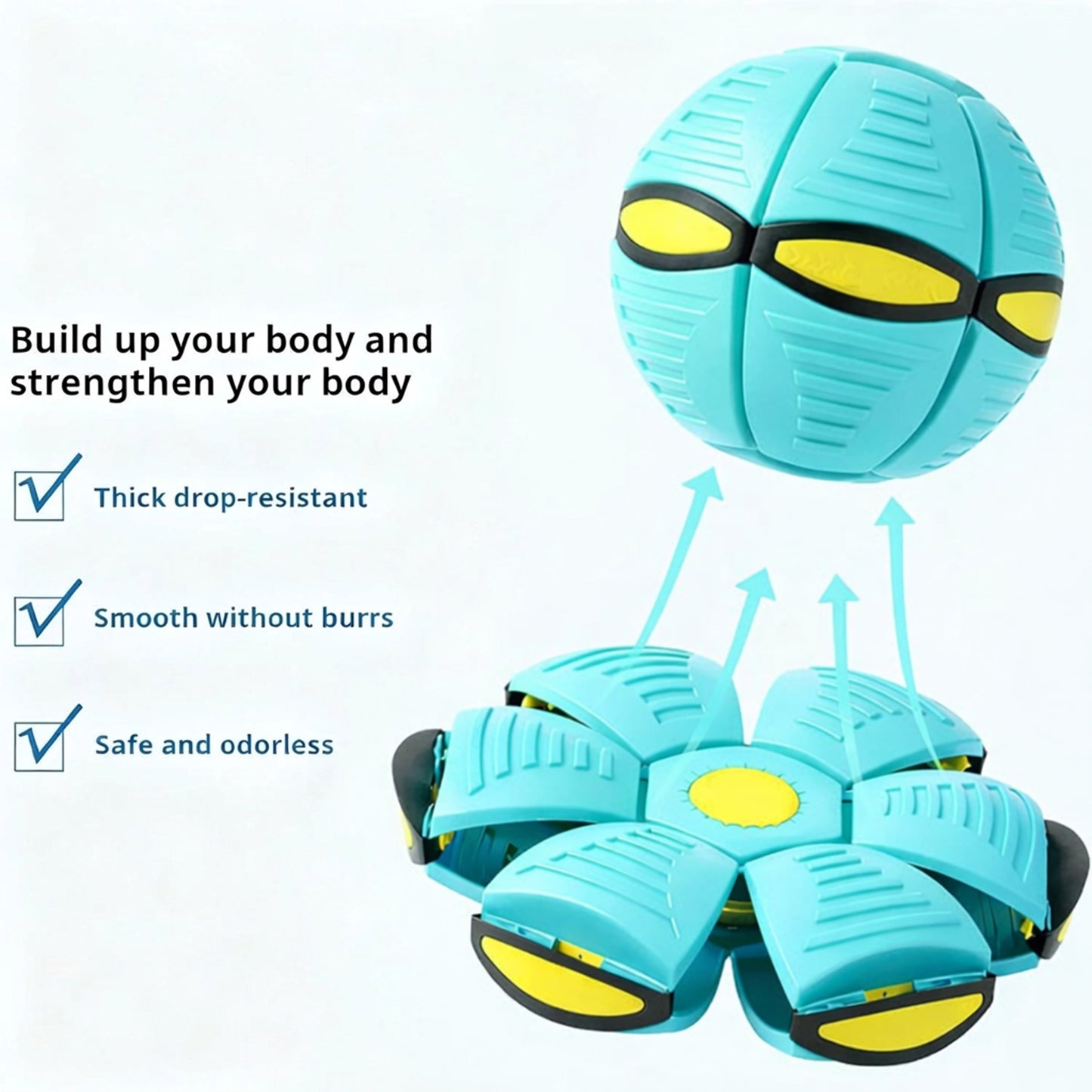 🔥Children's bouncing ball,Magic metaball ,Magic Flying Saucer,bouncy ball,Parent-child inter