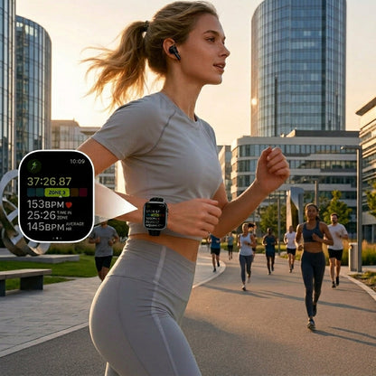 ⌚️Smartwatch Set with Earbuds – One Set, Everything You Need