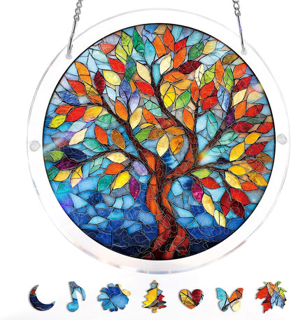 💖Acrylic Jigsaw Puzzle Suncatcher - Holy Light of Jesus Light