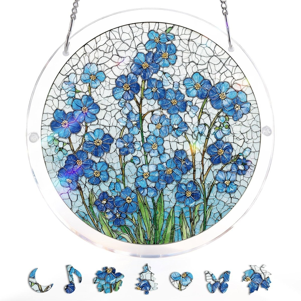 💖Acrylic Jigsaw Puzzle Suncatcher - Holy Light of Jesus Light