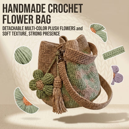 🌼✨Hand-crocheted floral tote bag 🌼✨