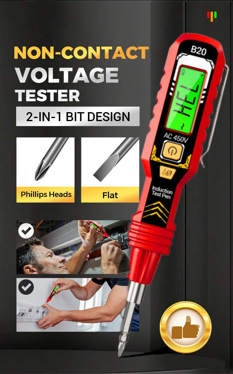🔥 2026 Hot Sale 49% OFF🔥Non-Contact Voltage Tester with LCD Display