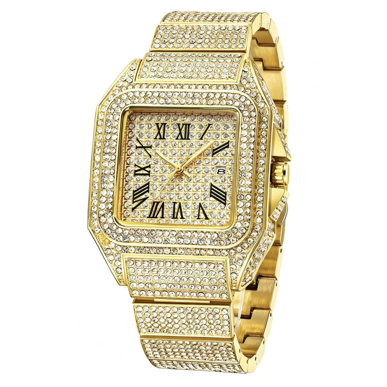 ✨Luxury Square Rhinestone Watch – Elegant Sparkle for Every Occasion✨
