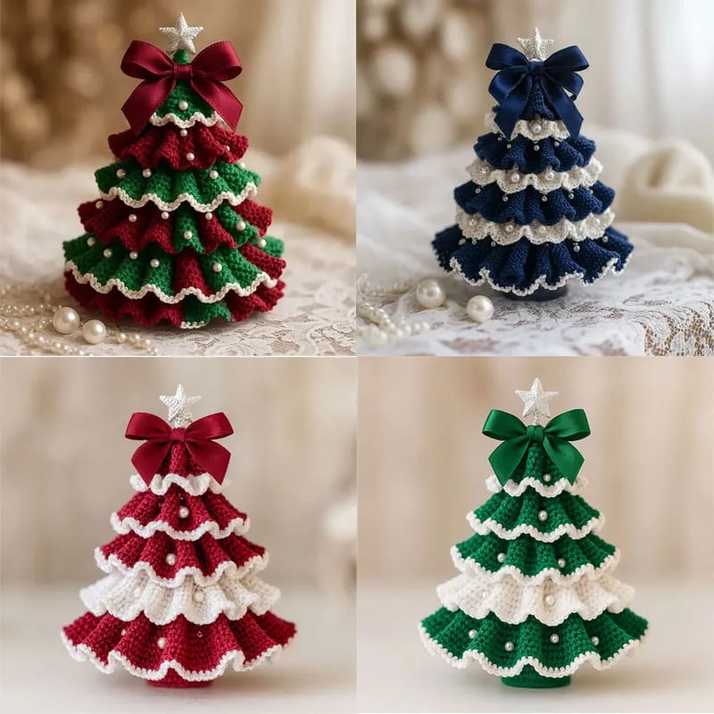 Christmas discount🎄DIY Crochet Christmas Tree Kit – ✨Handmade Holiday Decoration Set