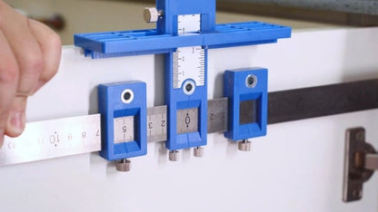 📏Precision Cabinet Hardware Jig - Handle & Pull Drill Guide Template for Door Drawer Installation
