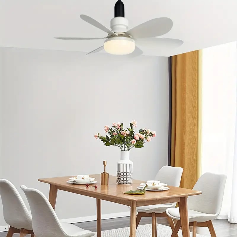 ⚡50K+ SOLD!🍃40W LED Ceiling Fan Light – 20.5” Ultra-Quiet 🎯  | For Bedroom 😴, Kitchen 👩‍🍳 & Garage 🛠️