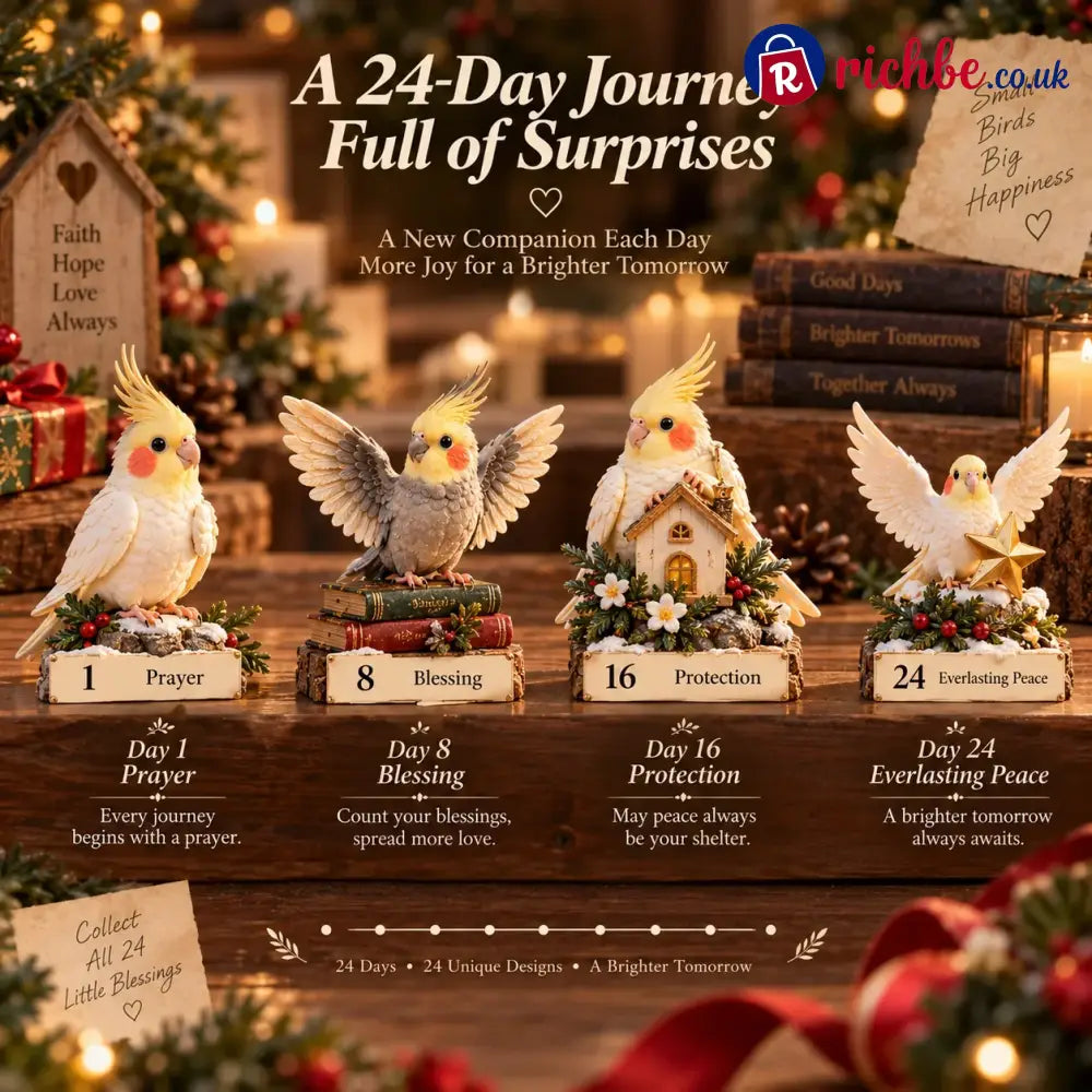 🐦 24 Days of Cockatiel Joy, 24 Little Personalities to Discover - shengdanyingwu