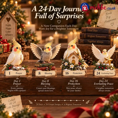 🐦 24 Days of Cockatiel Joy, 24 Little Personalities to Discover - shengdanyingwu