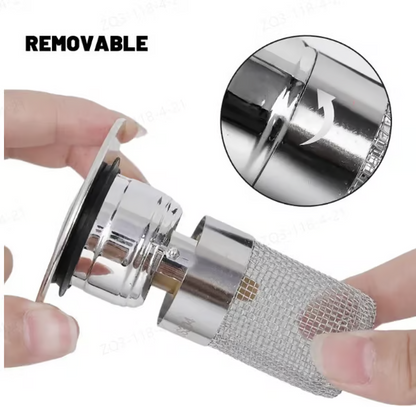 🔥Last Day Promotion 45% OFF🏆Pop Up Sink Drain Strainer----🛀Removes odors and prevents blockages