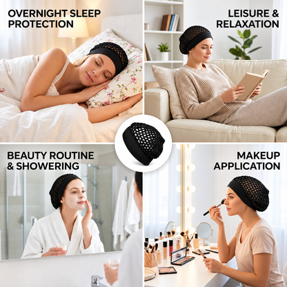Wide Band Mesh Hair Cap