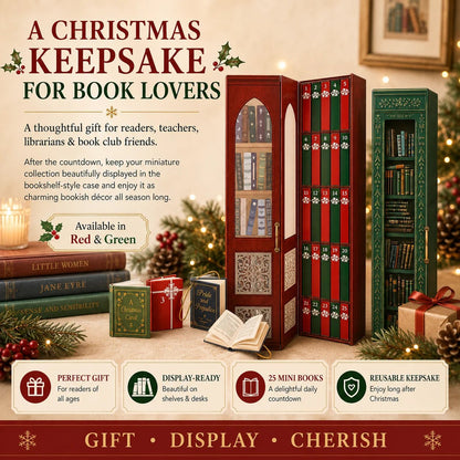 📚 25-Day Mini Book Advent Calendar – A Book Lover's Christmas Countdown