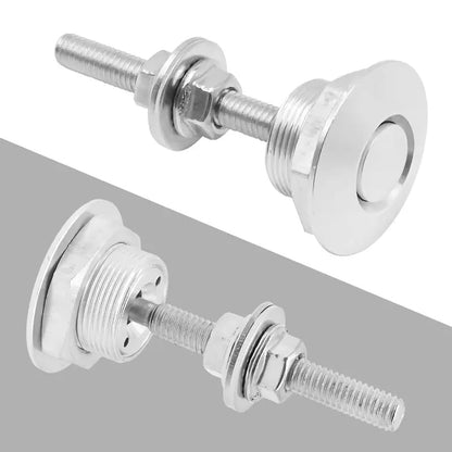 🔒 4Pcs Universal Stainless Steel Quick-Release Lock Latches - Secure & Easy Access!⚡