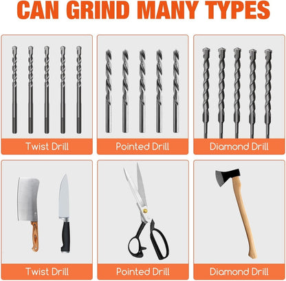 Multi-Function Drill Bit Sharpener