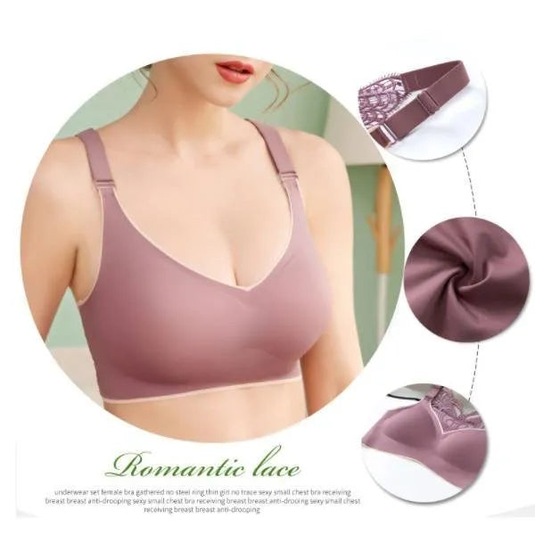 🎁Hot Sale 40% OFF🦋Butterfly Embroidery Wirefree Bra