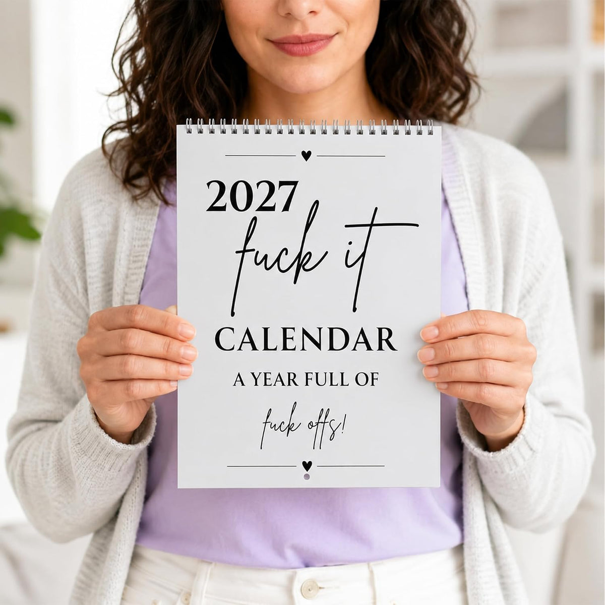 🥳2026 HOT SALE🥳💞50K+ SOLD!-Fuck It Calendar 2027, Funny Sweary Wall Calendar